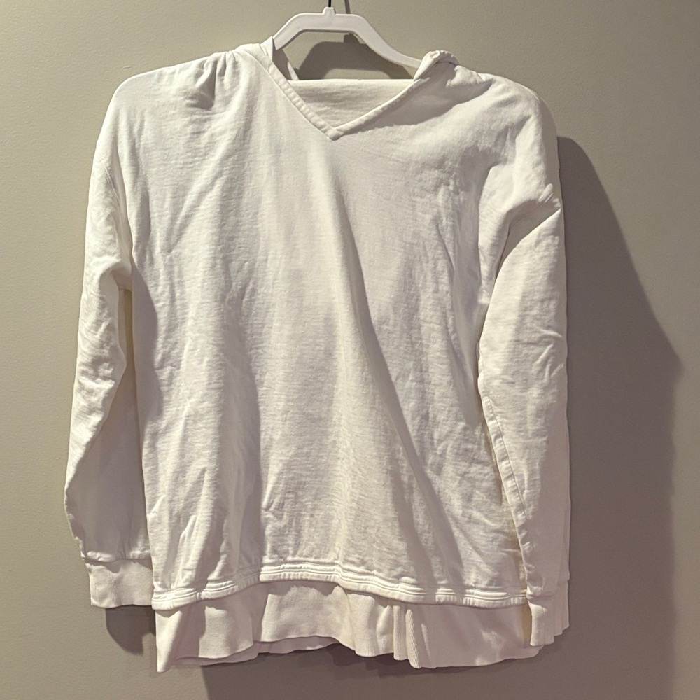 Athleta Sundown Alliance Hoodie Women’s White Pullover Size M